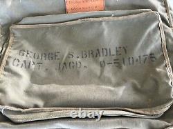 Ww2 Wwii Army Air Force Officers B-4 Garment Bag, Named