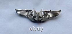 Wwii Us Army Air Force Air Gunner Wing Sterling Rare Variation