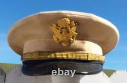 Wwii Us Army Air Force Major's Hat And Restricted Military Papers 1945