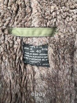 Wwii Us Army Air Force Winter Flying Trousers Type A-10 3179 Size 40