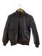 Ymclky Leather Jacket Bluson 36 Brown Solid Type A-2 Army Air Forces Used