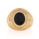 Yellow Gold Us Army Air Forces Mens Ring 10k Onyx Wwii Military 1943 Miami Beach