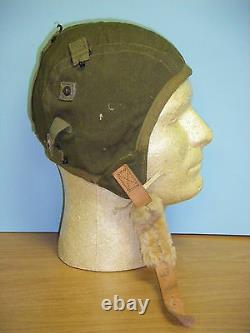 Z998 Original WW 2 US Army Air Forces Type A-9 Summer Flying Cloth Hat sm ir15a