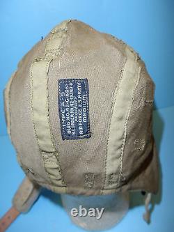 Z99d Original WW 2 US Army Air Forces A-9 Summer Flying Cloth Cap medium ir15a