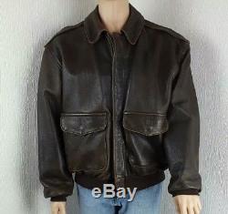 145vtg Avirex Limited Blouson Aviateur Sz M Pour Homme, Type A-2, Armée / Air Force - États-unis