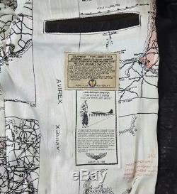 145vtg Avirex Limited Blouson Aviateur Sz M Pour Homme, Type A-2, Armée / Air Force - États-unis