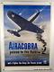 1943 Original Wwii Poster Airacobra Linen-backed / U. S. Army Air Force / Rare