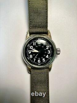 1944 Elgin Military A-11 Af Us Army Af45 Air Force Ww2 Original Dial 539 Runs