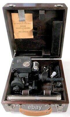 1944 Us Army Air Force Fairchild A-10a Sextant Dans La Boîte De Bois Originale Ww2 Usaaf