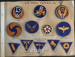 1945 Jeanette Sweet Coll Patch #604 Quartier Général Général de l'Armée de l'Air Inversé