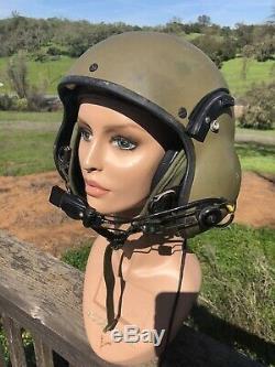 1980 Vintage Helmet Pilotes Militaires Us Us Army Air Force Marine (a5)