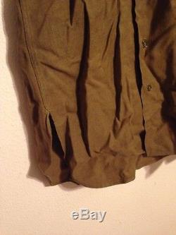 3 Pièce Lot Wwii Usaaf Army Air Forces Officer Veste Chemise Pantalon Gabardine