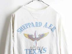 40s Vintage U. S. Army Air Force Shappard A. F. B Sweatshirts Vêtements D'occasion Pour Hommes