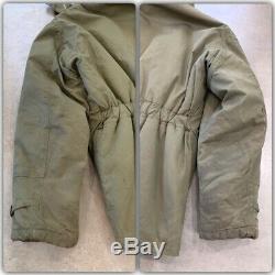 40s Vtg Usaaf B-9 Vol D'hiver Parka Veste Armée Armée De L'air Mouton Alpaga Medium