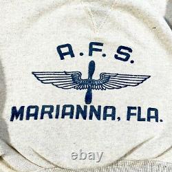 50s Vintage Us Air Force Marianne Florida Afs Sweatshirt Prop Et Wing Sawtooth