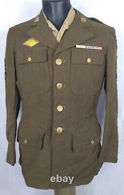 5e Armée De Terre De La Seconde Guerre Mondiale Coat & Shirt Wwii Ww2 Uniforme Aaf 5e Force Aérienne