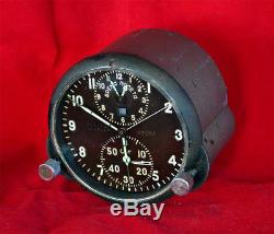 Achs-1m Horloge Militaire Avion Soviétique Mig Chronographe Armée Russe Urss