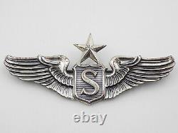 Ailes De Service Senior De La Force Aérienne De La Deuxième Guerre Mondiale 3 Sterling Silver Ns Meyer