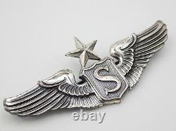 Ailes De Service Senior De La Force Aérienne De La Deuxième Guerre Mondiale 3 Sterling Silver Ns Meyer