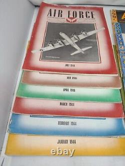 Air Force Official Service Journal U. S. Army Air Force Wwii 1943 1944 1945 Lot