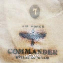 Air Force Rare Seconde Guerre Mondiale Usaaf De L'armée Américaine Crusher Cap Says Commandant Styled Par Willis 7