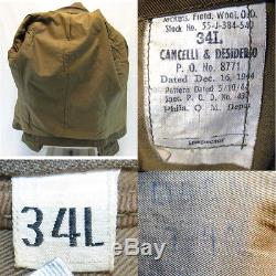 Armée De L'air De L'armée Américaine De La Seconde Guerre Mondiale Nommée Ike Jacket & Cap, Patches & Rubans