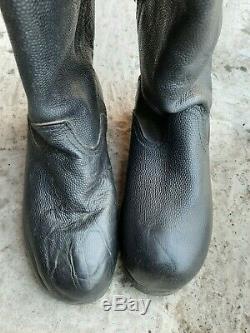 Armée Russe Soviétique Airforce Vvs Bottes Fourrées Mouton Hiver Pilote Taille 42 Nouveau