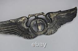 Authentic Wwii Sterling Silver U. S. Army Air Force Technical Observer Wings Aaf