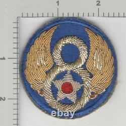 Authentique patch en broderie de la 8e Force aérienne de l'armée américaine de la Seconde Guerre mondiale, fabriqué aux États-Unis, Ref. K3624