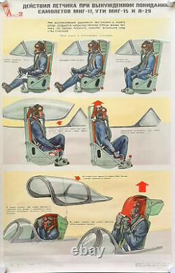Avion de l'armée soviétique Mig-17 pendant la guerre du Vietnam Affiche de chasseur à réaction soviétique de l'armée de l'air