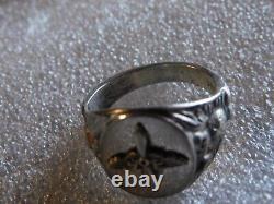 Bague pour homme de l'ancienne US Army Air Corp de la Seconde Guerre mondiale, taille 10