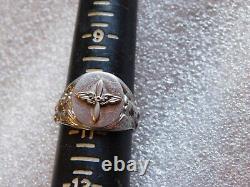 Bague pour homme de l'ancienne US Army Air Corp de la Seconde Guerre mondiale, taille 10