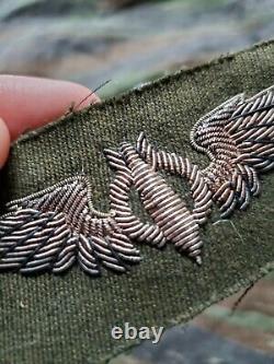 Beautiful Wwii Us Army Air Corps Air Force Bullion Bomber Wings Patch