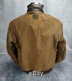 Blouson Aviateur En Cuir A2 De L'us Army Air Force Corp.