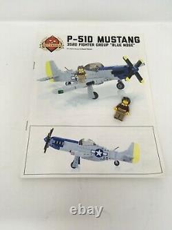 Brickmania P-51d Mustang Deuxième Guerre Mondiale Deuxième Guerre Mondiale Lego Bkm2042 Armée Force Aérienne