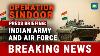 Briefing En Direct De L'armée Indienne, De L'armée De L'air Et De La Marine Sur L'opération Sindoor Opération Sindoor En Direct Pok