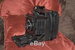 Caméra De L'armée De L'air De La Seconde Guerre Mondiale Usaaf Cameratype C-3 Graflex Vitesse Graphique 4x5 Sans Réserve