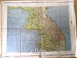 Carte aéronautique restreinte de la Corée du Sud de l'US Army Air Forces d'août 1945.