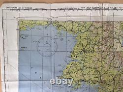 Carte aéronautique restreinte de la Corée du Sud de l'US Army Air Forces d'août 1945.