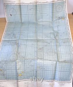 Carte de navigation aérienne spéciale de l'US Army Air Forces de 1944 des îles hawaïennes aux Fidji