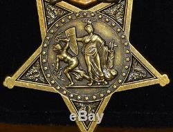 Cased Us Orden Badge Medal Of Honor, Ministère De La Santé, Armée, Marine, Air Force, Rare