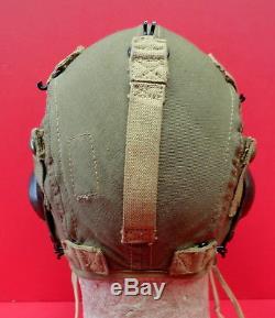 Casque Aérien De Type A-9 Army Air Forces Case Avec Ear Cups