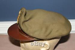 Casque De Visière Avec Broyeur De Laine Des Premiers Officiers Des Forces Aériennes De L'armée De Terre De La Seconde Guerre Mondiale