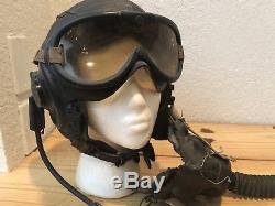 Casque De Vol / Lunettes / Masque À Oxygène 1943 Armée De L'air Américaine Fabriquée Aux États-unis Stk302