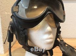 Casque De Vol / Lunettes / Masque À Oxygène 1943 Armée De L'air Américaine Fabriquée Aux États-unis Stk302