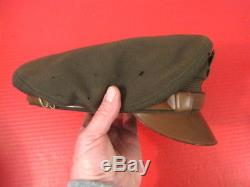 Casque Ou Chapeau De Broyeur D'officier De L'armée De L'air De L'armée De L'air Des États-unis Pendant La Seconde Guerre Mondiale Taille 7 Original