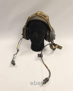 Casque de vol d'aviateur de l'armée de l'air de la Seconde Guerre mondiale utilisé