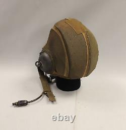 Casque de vol d'aviateur de l'armée de l'air de la Seconde Guerre mondiale utilisé