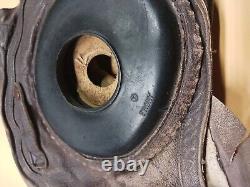 Casque de vol en cuir Type A-11 Spécification 3189 des Forces aériennes de l'Armée américaine de la Seconde Guerre mondiale Taille Petite