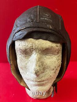 Casque de vol en cuir Type A-11 des Forces aériennes de l'Armée